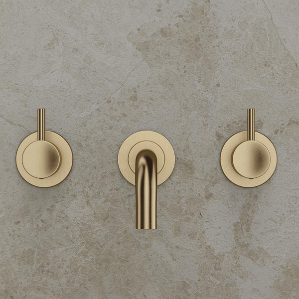 Crosswater MPRO 3 Hole Wall Mounted Bath Filler Tap