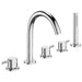 Crosswater MPRO 5 Hole Bath Shower Mixer Tap - Chrome