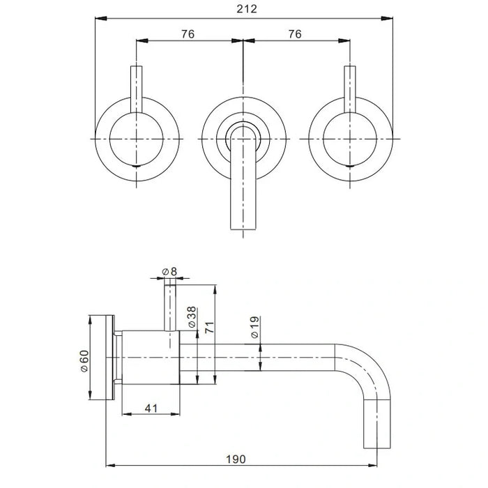 Crosswater MPRO Basin Overflow Cover - Basin Accessories