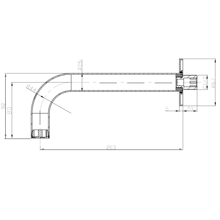 Crosswater MPRO Bath Spout
