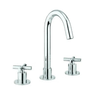 Crosswater MPRO Crosshead 3 Hole Deck Mounted Basin - Chrome