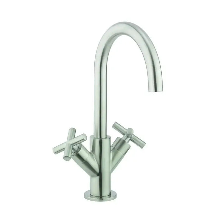 Crosswater MPRO Crosshead Basin Mixer - Brushed Stainless 