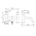 Crosswater MPRO Deck Mounted Bath Filler Tap - Chrome