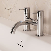 Crosswater MPRO Deck Mounted Bath Filler Tap - Chrome