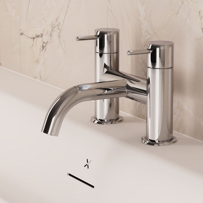 Crosswater MPRO Deck Mounted Bath Filler Tap - Chrome