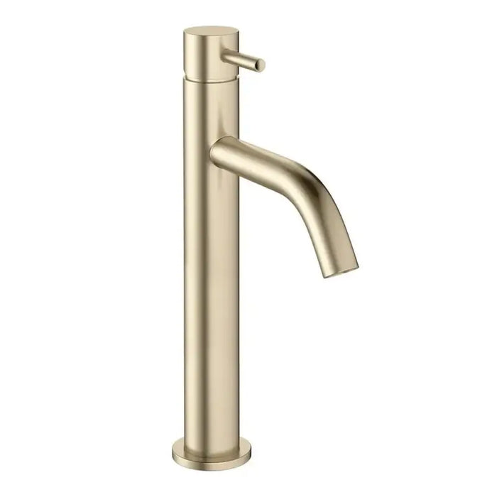 Crosswater MPRO Deck Mounted Tall Basin Mixer - Brushed 