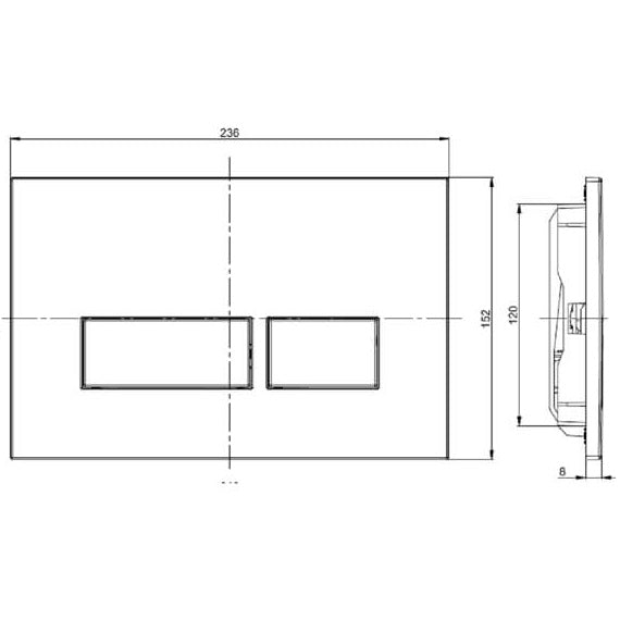 Crosswater MPRO Flush Plate