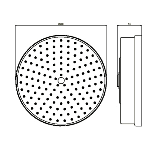 Crosswater MPRO Industrial Dual Outlet Thermostatic Round