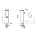 Crosswater MPRO Infrared Mono Basin Mixer Tap - Chrome