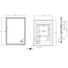 Crosswater MPRO Lit Illuminated Mirror - 500mm x 700mm