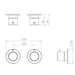Crosswater MPRO Module 2 Outlet 2 Handle Shower Valve