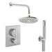 Crosswater MPRO Push Dual Outlet Shower Set with Rain Head