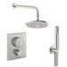 Crosswater MPRO Push Dual Outlet Shower Set with Rain Head