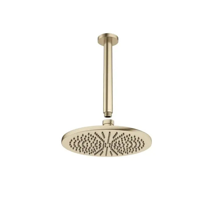 Crosswater MPRO Shower Head & Arm - Brushed Brass / 300mm / 