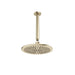 Crosswater MPRO Shower Head & Arm - Brushed Brass / 300mm / 