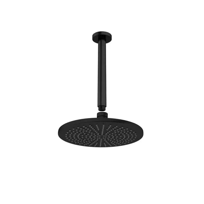 Crosswater MPRO Shower Head & Arm - Matt Black / 300mm / 