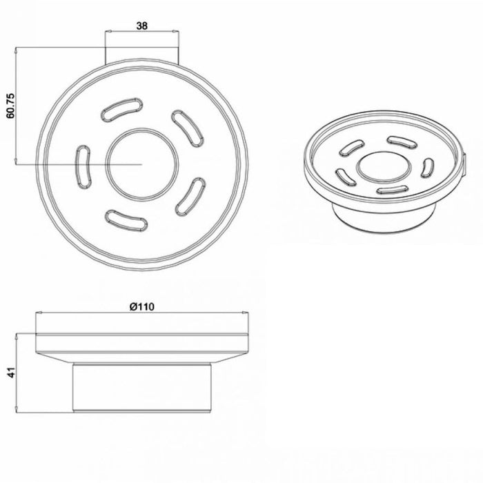Crosswater MPRO Soap Dish - Chrome - Soap Dishes &