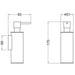 Crosswater MPRO Soap Dispenser - Chrome - Soap Dishes &