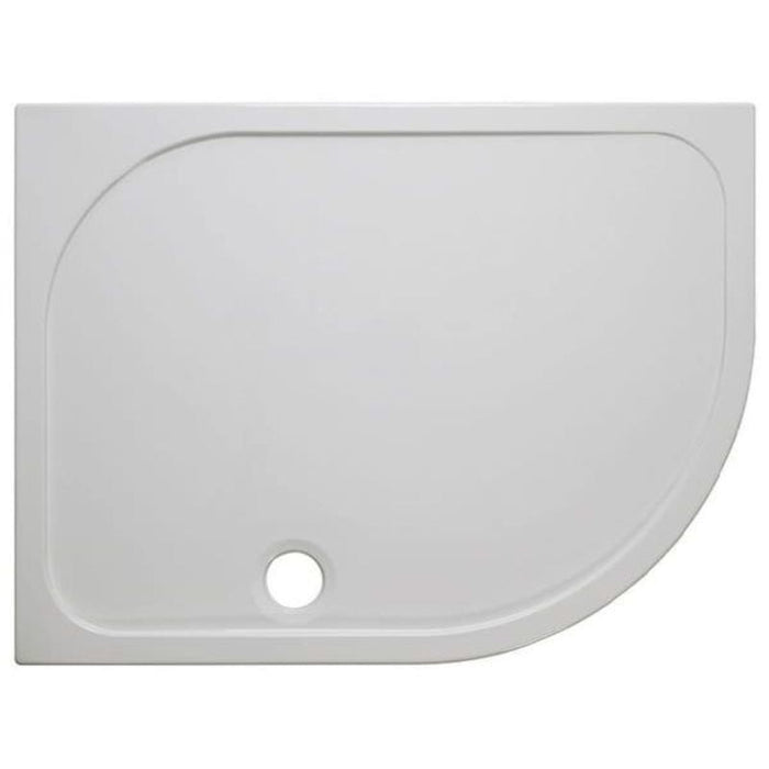 Crosswater Offset Quadrant Shower Tray - White - 1200mm x