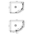 Crosswater Optix 10 Offset Quadrant Shower Enclosure