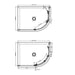 Crosswater Optix 10 Offset Quadrant Shower Enclosure