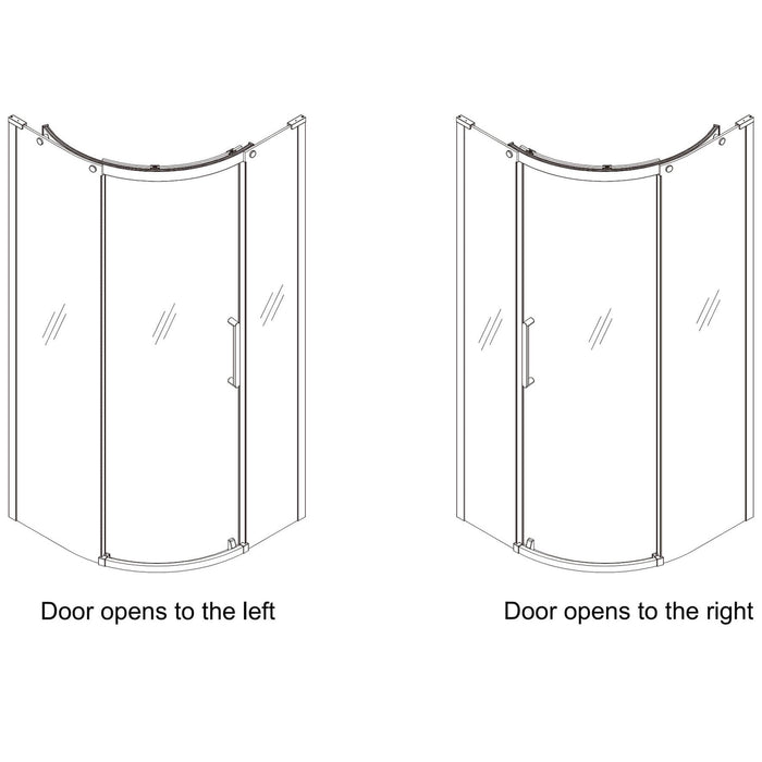 Crosswater Optix 10 Quadrant Shower Enclosure
