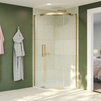 Crosswater Optix 10 Quadrant Shower Enclosure - Brushed
