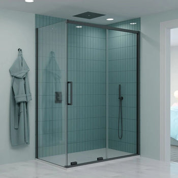 Crosswater OPTIX 10 Single Sliding Shower Door - Slate