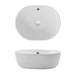 Crosswater Pearl Countertop Basin With Overflow - 450mm