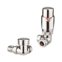 Crosswater Pier Corner Radiator Valves With Lockshield