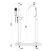 Crosswater Planet Floorstanding Bath Shower Mixer Tap