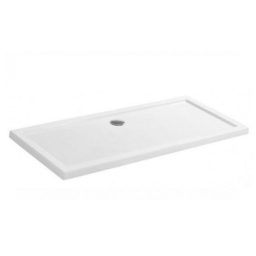 Crosswater Rectangular Walk-In Shower Tray - White - 1700mm
