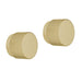 Crosswater Round Knurled Furniture Handle - Brushed Brass