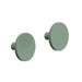 Crosswater Round Modern Furniture Handle - Sage Green