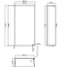 Crosswater Shower Niches With LED Light Strip - 610mm x