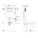 Crosswater Slim Line Concealed Cistern - White - Concealed