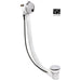 Crosswater Slimline Bath Filler With Pop Up Waste - Chrome