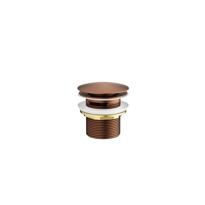 Crosswater Slotted Click Clack Bath Waste - Brushed Bronze