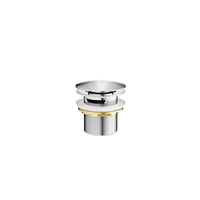 Crosswater Slotted Click Clack Bath Waste - Chrome - Bath