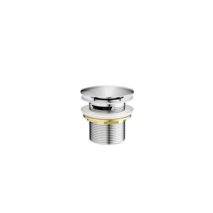 Crosswater Slotted Click Clack Bath Waste - Chrome - Bath