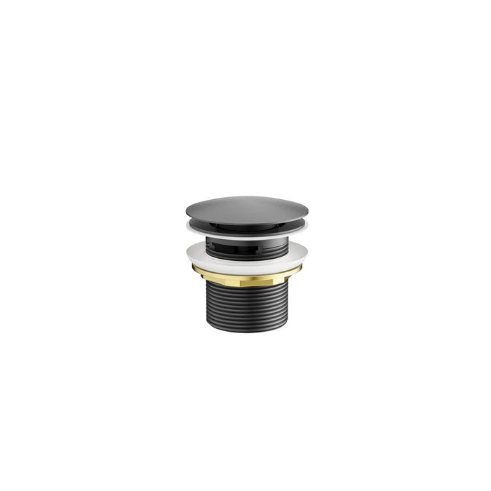Crosswater Slotted Click Clack Bath Waste - Slate - Bath