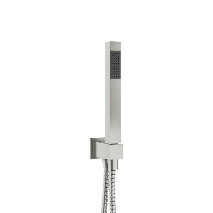 Crosswater Square Designer Shower Kit - Brushed Stainless