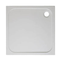 Crosswater Square Low Level Shower Tray - White - 760mm x