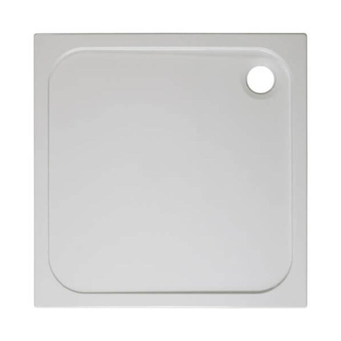Crosswater Square Low Level Shower Tray - White - 800mm x