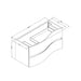 Crosswater Svelte 2 Drawer Wall Hung Vanity Unit With Basin