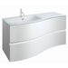 Crosswater Svelte 2 Drawer Wall Hung Vanity Unit With Basin