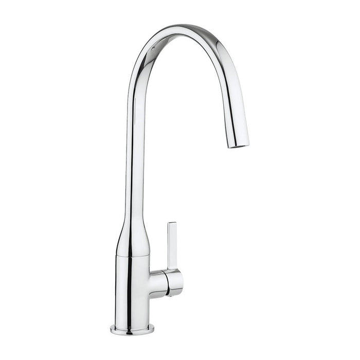 Crosswater Svelte Side Lever Kitchen Mixer Tap Chrome