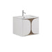 Crosswater Tambour 1 Drawer Wall Hung Vanity With Basin