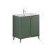 Crosswater Tambour 2 Door Floorstanding Vanity With Basin