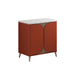 Crosswater Tambour 2 Door Floorstanding Vanity With Worktop